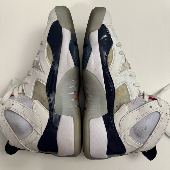 Nike Air Jordan Jumpam Two Trey DO1925 102 "White/Navy-University Red" Size 10 - Picture 12 of 16
